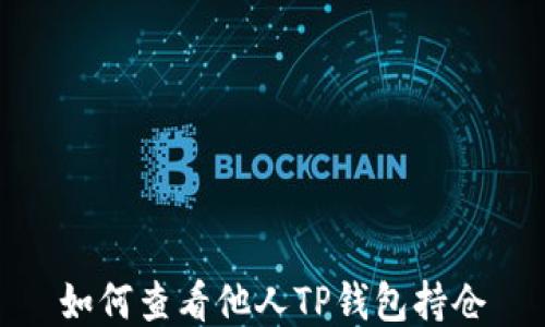 
如何查看他人TP钱包持仓